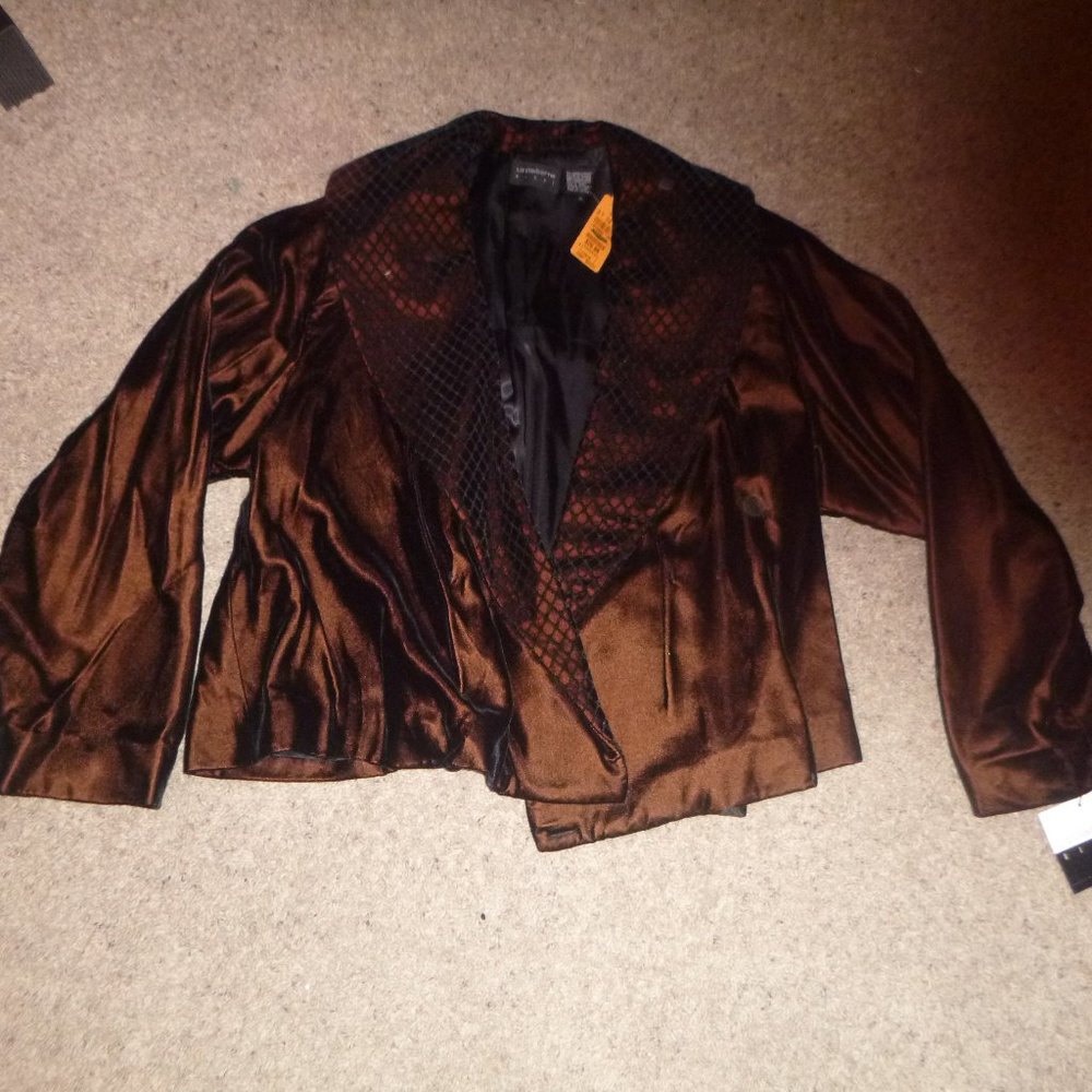 Women's Liz Claiborne Night Velvet Blazer / Jacket